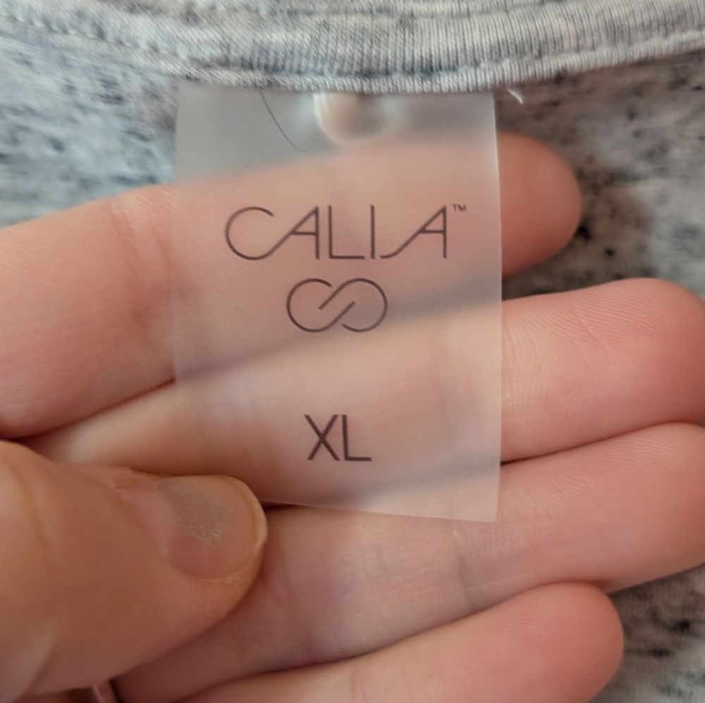 CALIA Crew Neck Heathered T-shirt - Picture 2 of 5